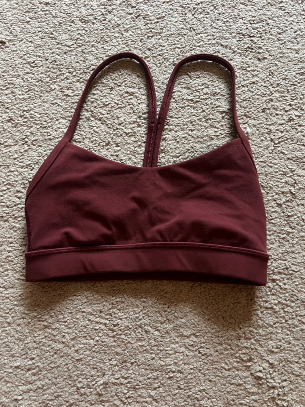lululemon athletica Deep Burgundy Sports Bralette